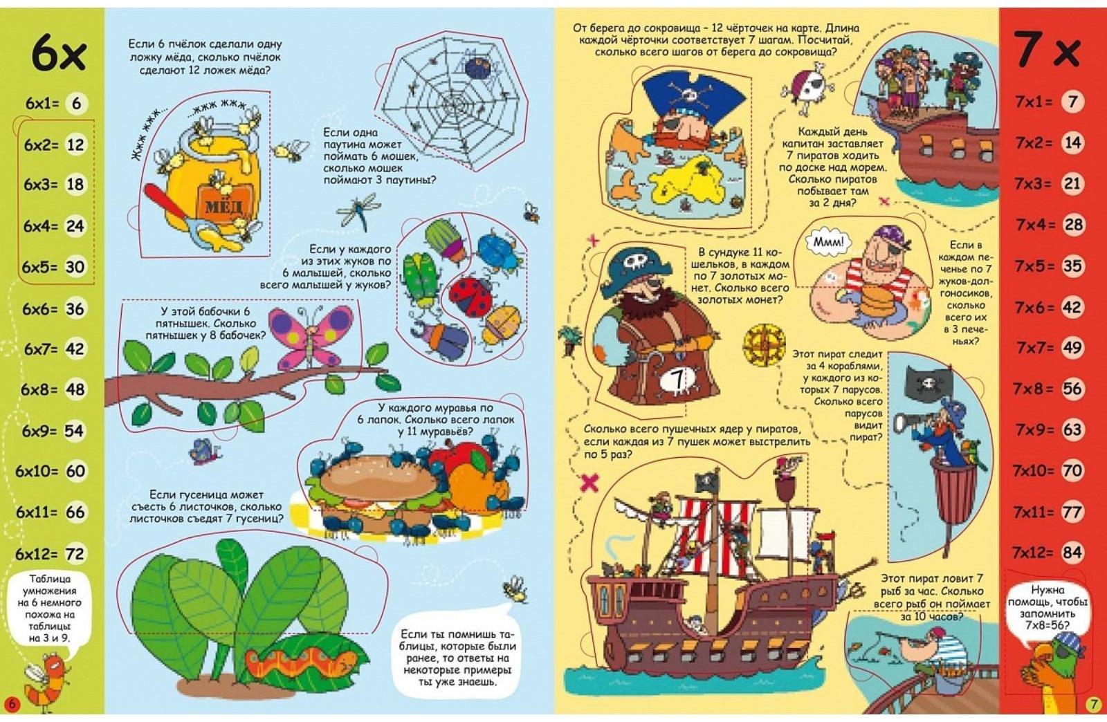 Книга с секретами «Занимательная таблица умножения»