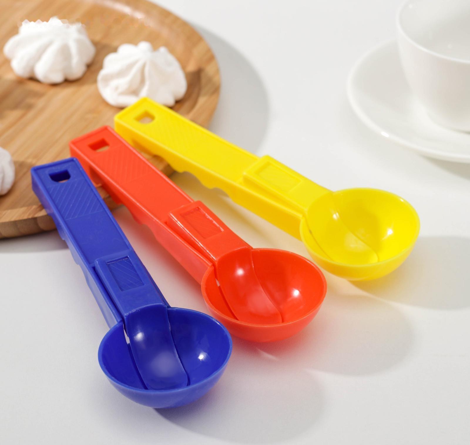 Ложка для мороженого Доляна «Мульти», 17 см, цвет МИКС