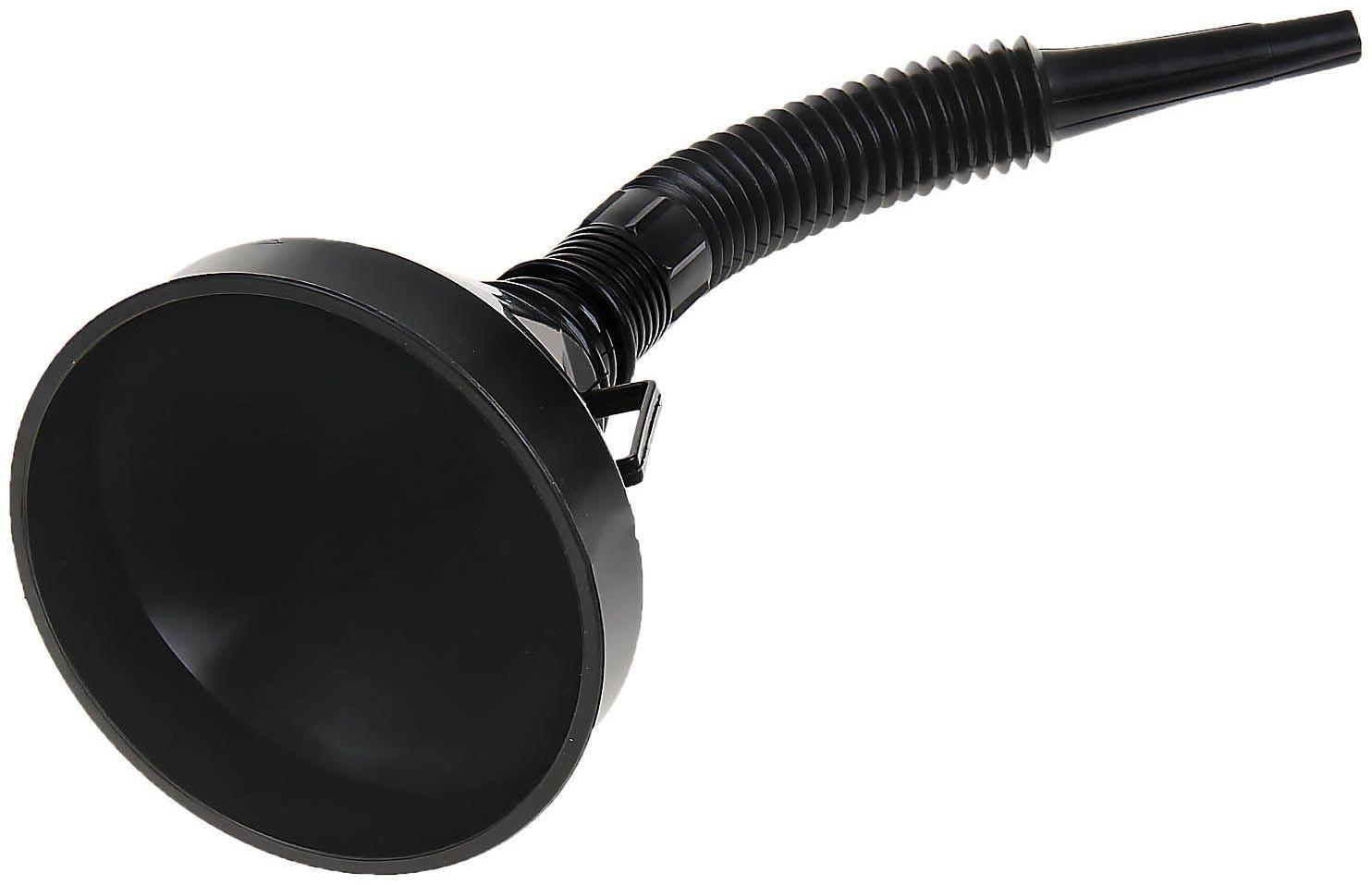 Воронка для ГСМ с сеткой, диаметр 130 мм, высота 360 мм, съемный гибкий носик