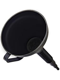 Воронка для ГСМ с сеткой, диаметр 130 мм, высота 360 мм, съемный гибкий носик