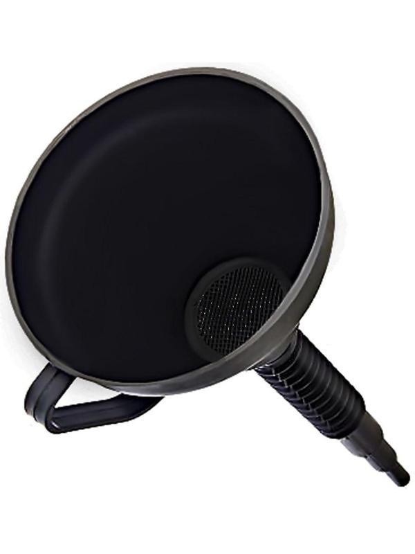 Воронка для ГСМ с сеткой, диаметр 130 мм, высота 360 мм, съемный гибкий носик