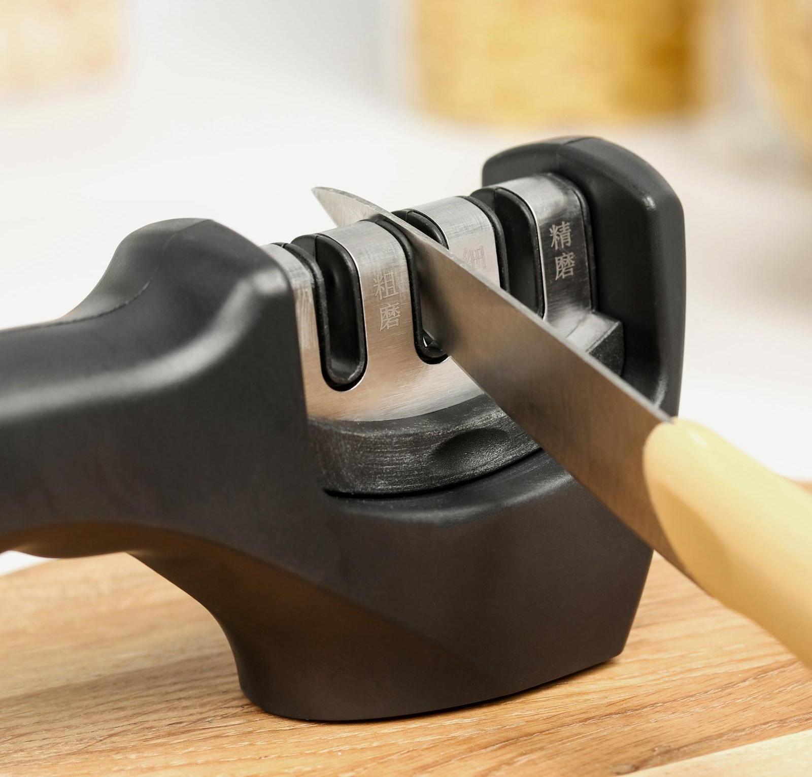 Точилка для ножей, 20×6×5,5 см, цвет МИКС