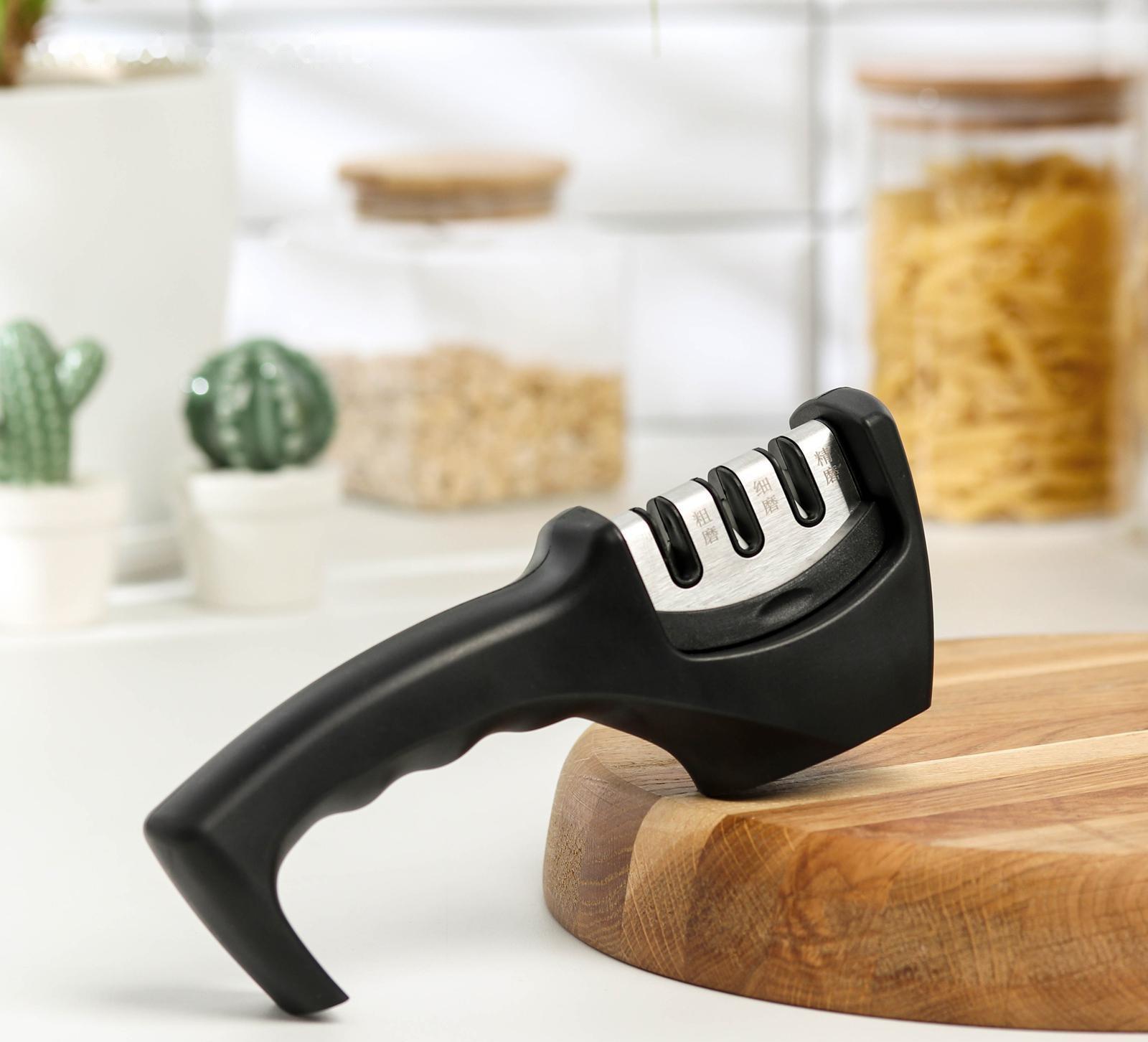 Точилка для ножей, 20×6×5,5 см, цвет МИКС