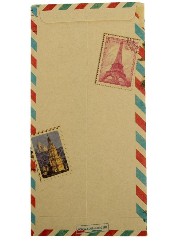Конверт подарочный «Париж, я люблю тебя», 17,6 × 8,8 см