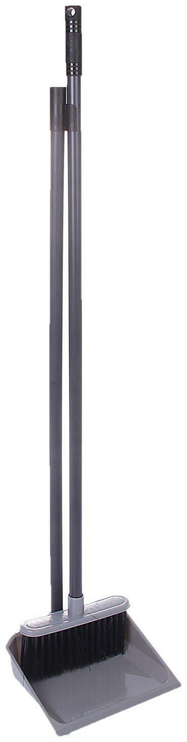 Щётка для пола с совком «Практик», цвет МИКС