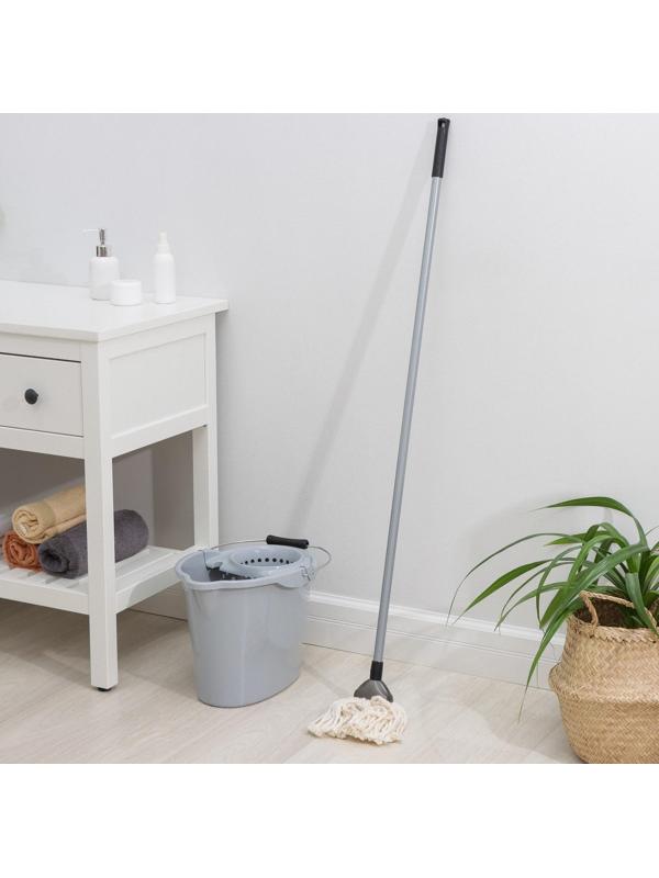 Набор для уборки МОП «Ориджинал», ведро со сливом 12 л, швабра 110 см, цвет МИКС
