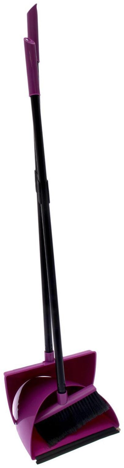 Щётка для пола с совком-ловушка Svip Original, цвет МИКС