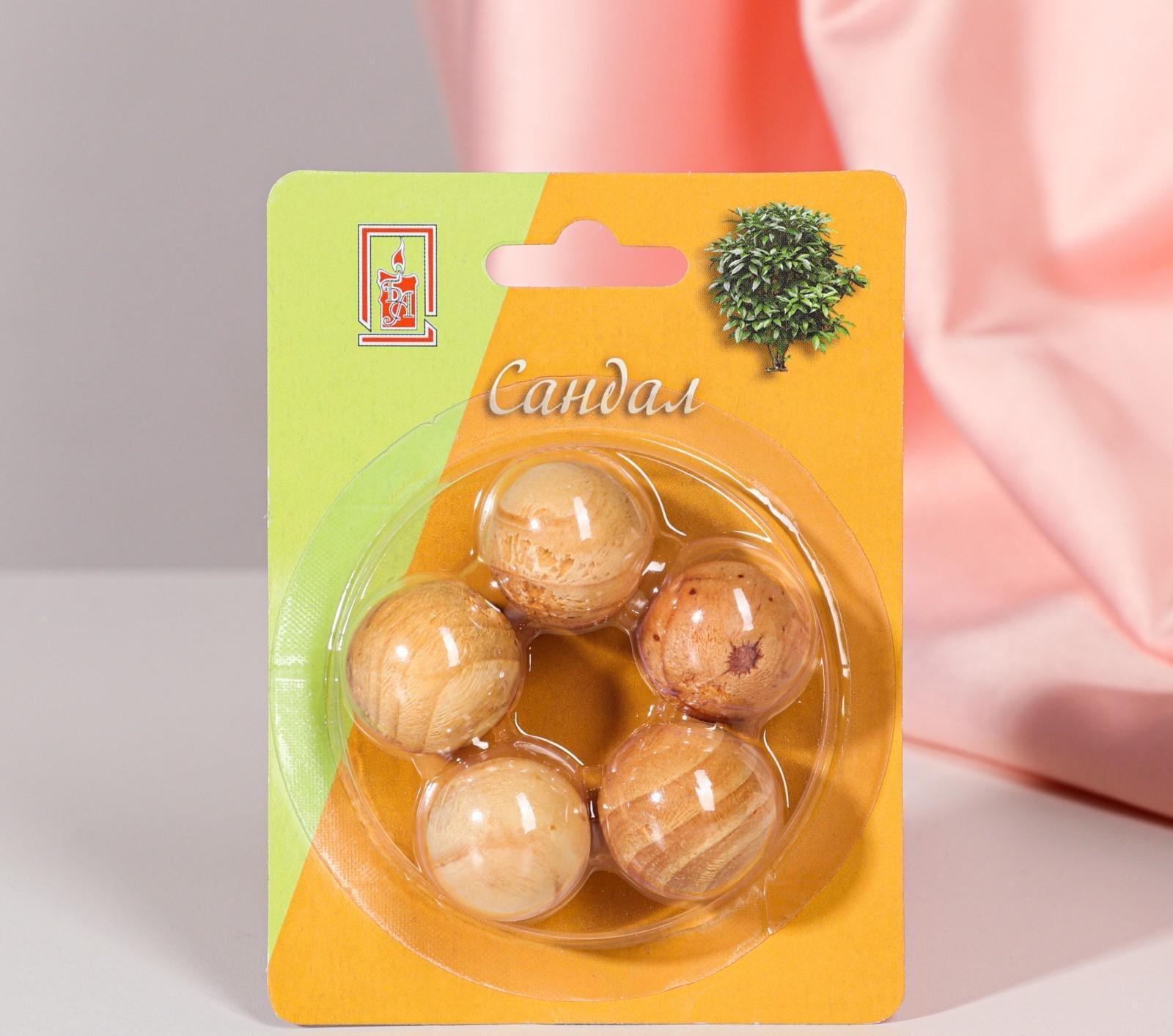 Набор деревянных аромашариков 