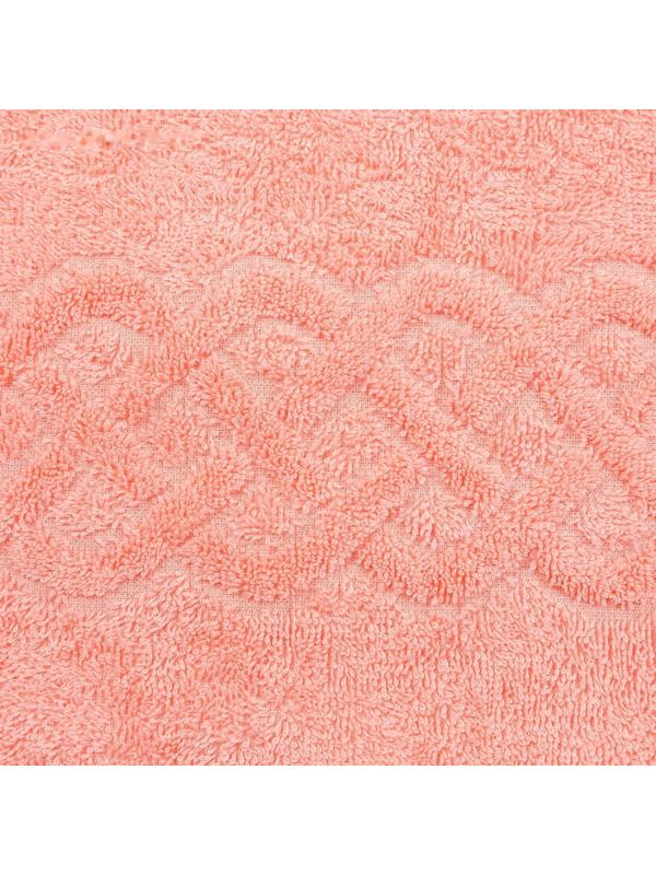 Полотенце махровое Plait 70х130 см, цвет коралл