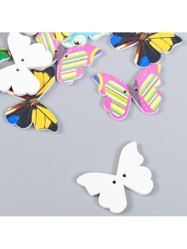 Набор пуговиц декоративных дерево 