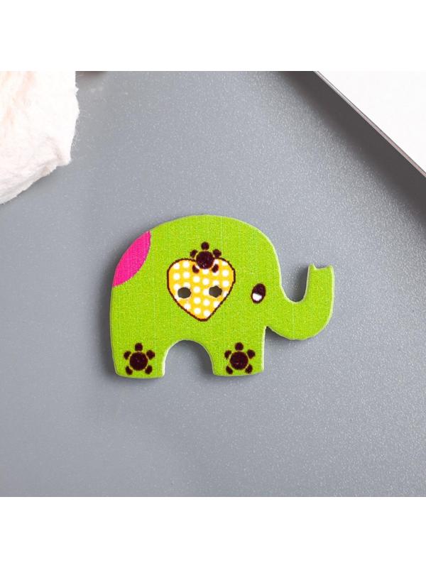 Набор пуговиц декоративных дерево 