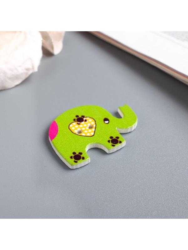 Набор пуговиц декоративных дерево 