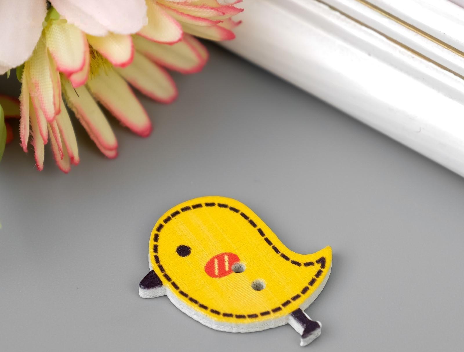 Набор пуговиц декоративных дерево 