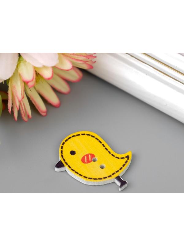 Набор пуговиц декоративных дерево 