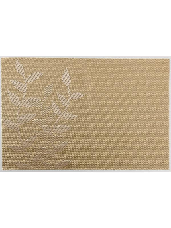 Салфетка сервировочная на стол «Росток», 45×30 см, цвет бежевый