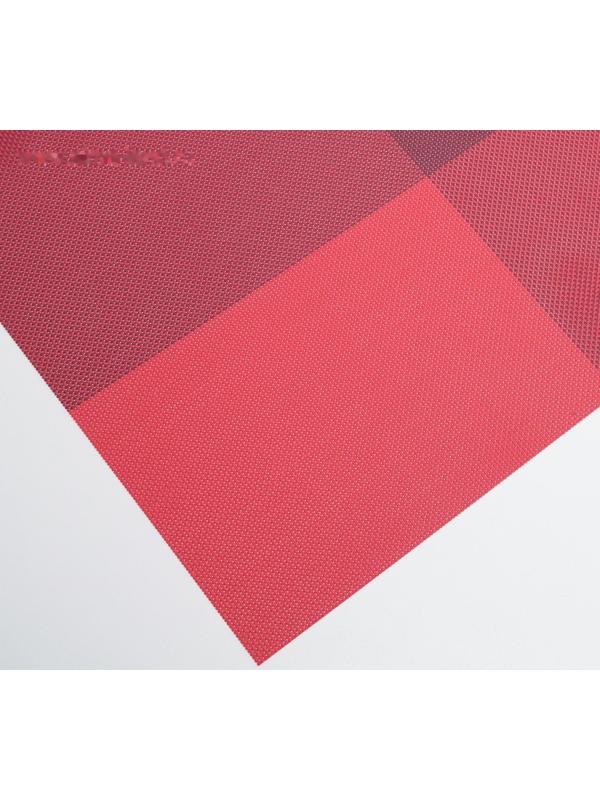 Салфетка сервировочная на стол «Настроение», 45×30 см, цвет красный