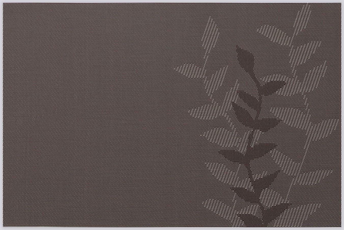 Салфетка сервировочная на стол «Росток», 45×30 см, цвет серый