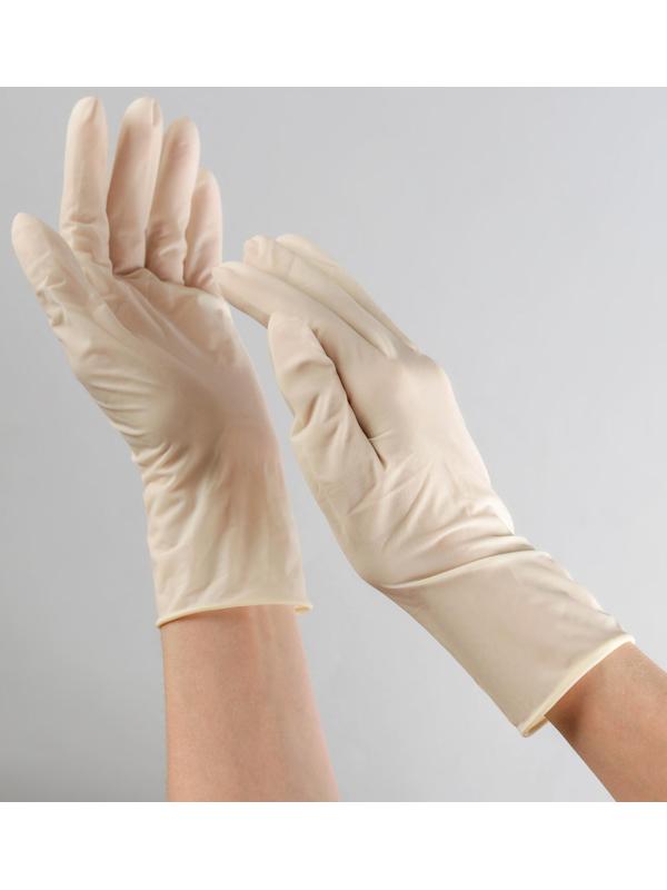Набор перчаток хозяйственных, латексные, размер M, 10 шт.