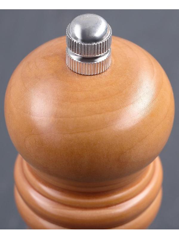 Мельница для специй, 13,5×4,5 см, металлический механизм, цвет светлое дерево