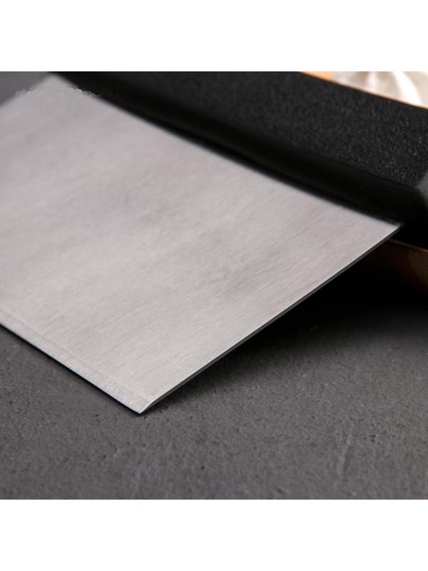 Шпатель кондитерский, 16×11,5 см, цвет чёрный