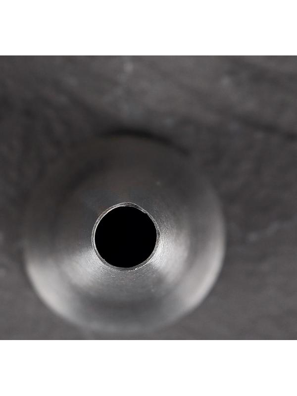 Насадка кондитерская «Трубочка», d=2,4 см, выход 0,6 см, нержавеющая сталь