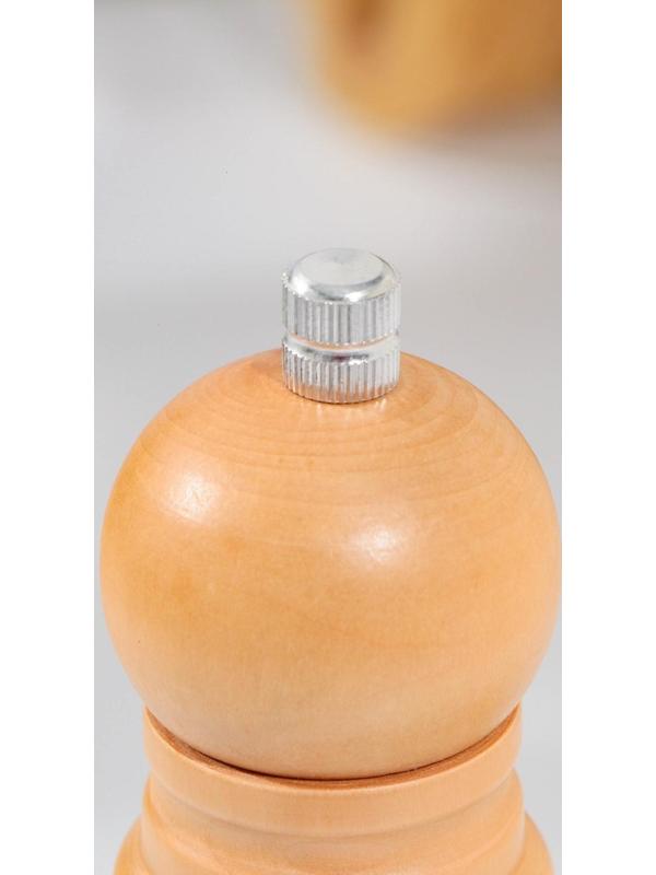 Мельница для специй, 25×5 см, металлический механизм, цвет светлое дерево