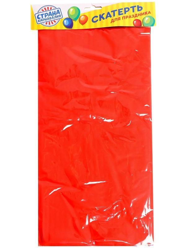 Скатерть «Праздничный стол», 137×183, цвет красный