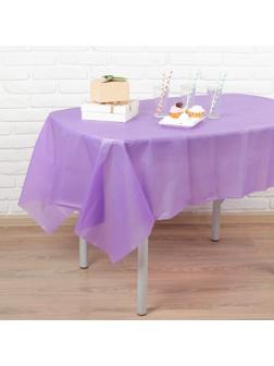 Скатерть «Праздничный стол», 137×183 см, цвет фиолетовый