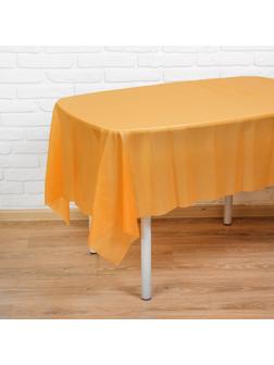 Скатерть «Праздничный стол», 137×183 см, цвет оранжевый