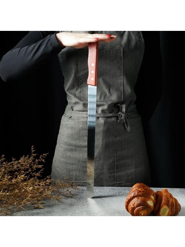 Нож для бисквита, 35 см, ручка дерево