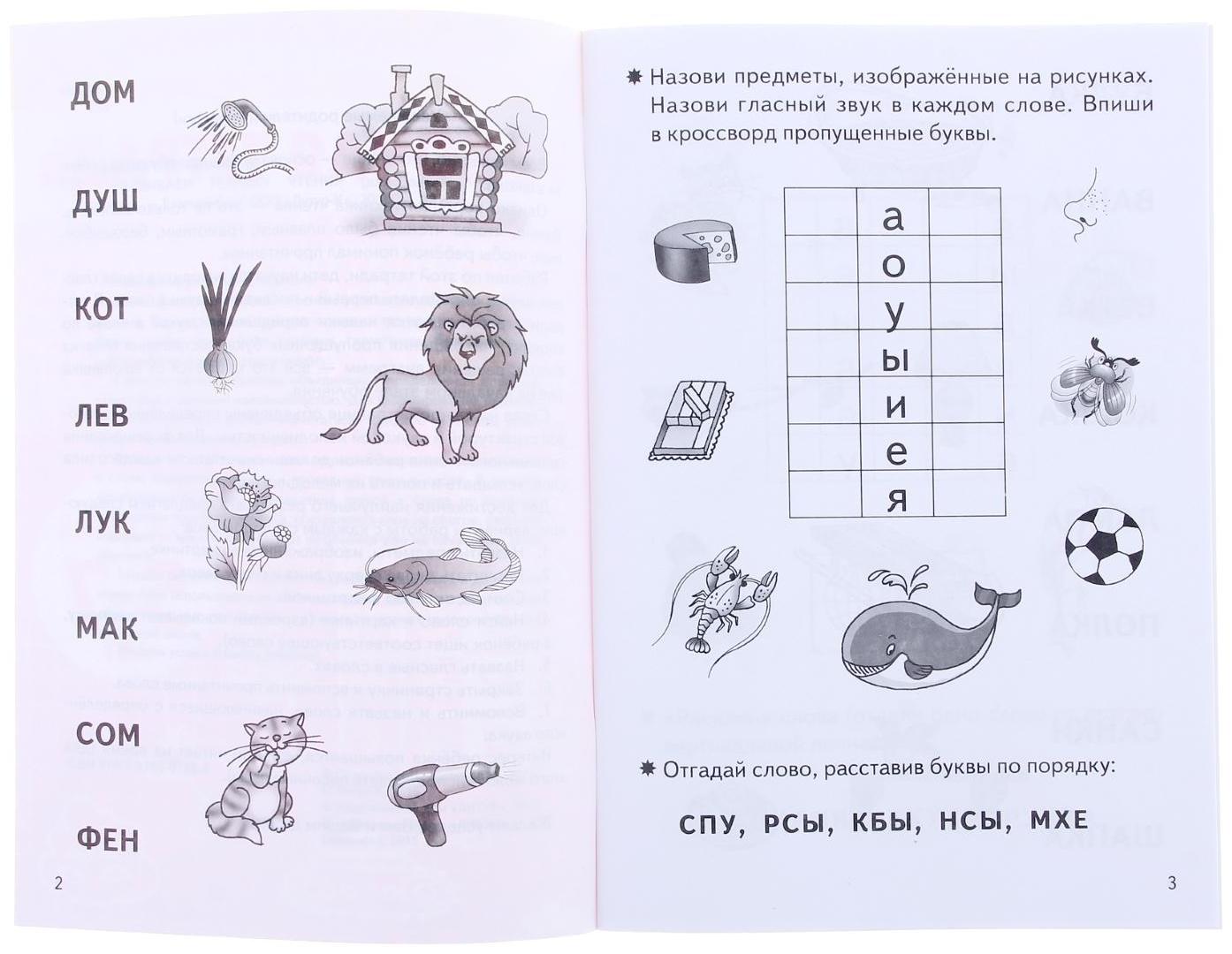 Рабочая тетрадь для детей 5-7 лет «Развиваем технику чтения», Созонова Н., Куцина Е.