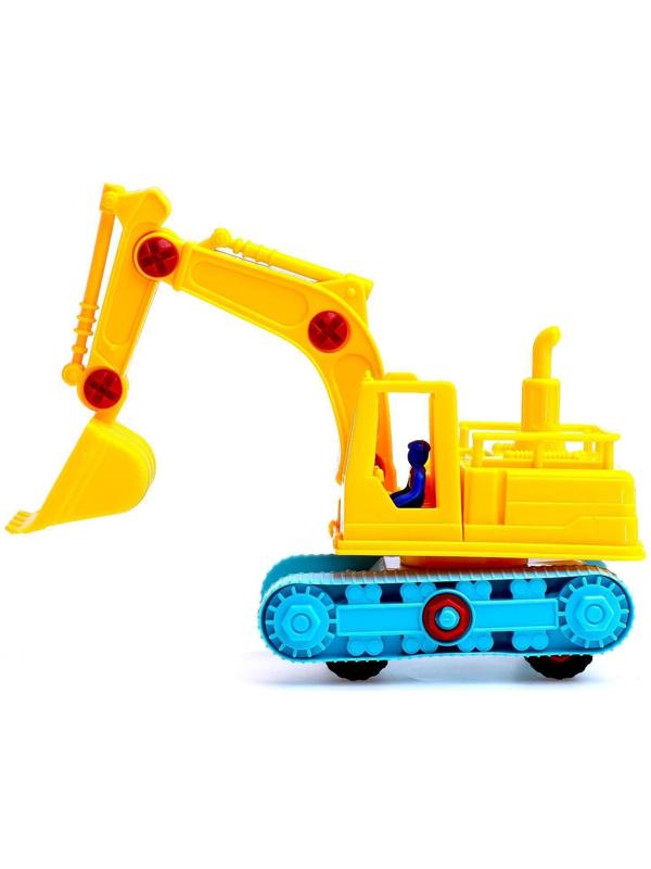 Конструктор Машина «Экскаватор», 33 детали, МИКС