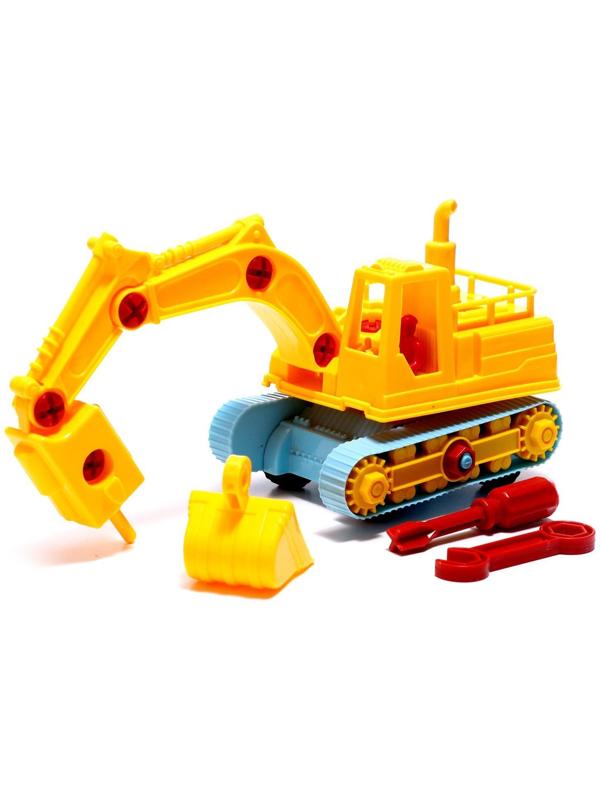 Конструктор Машина «Экскаватор», 33 детали, МИКС