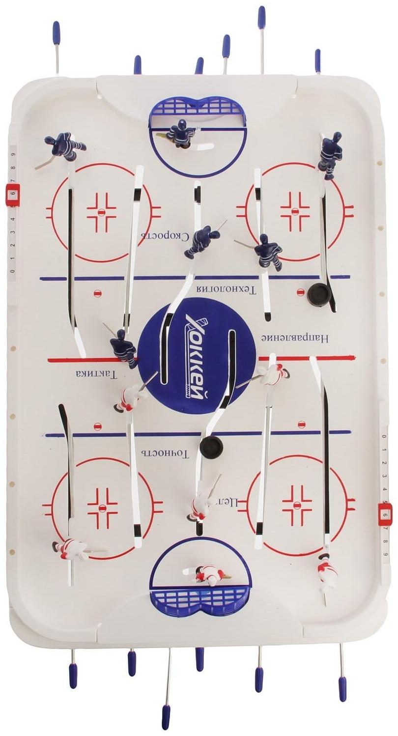 Игра настольная «Хоккей», объёмные игроки, размер игрового поля 70 × 42 см