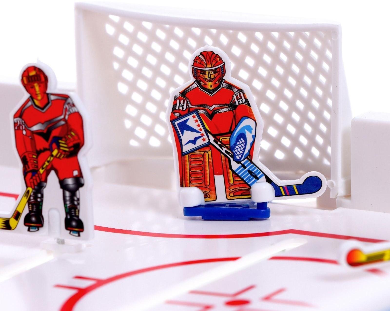 Настольный хоккей «Весёлый спорт», плоские игроки