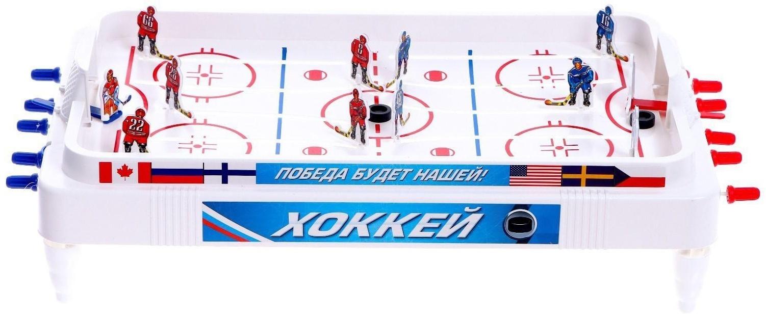 Настольный хоккей «Весёлый спорт», плоские игроки