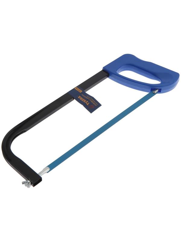 Ножовка по металлу ТУНДРА, усиленный прямоугольный профиль, пластиковая рукоятка, 300 мм