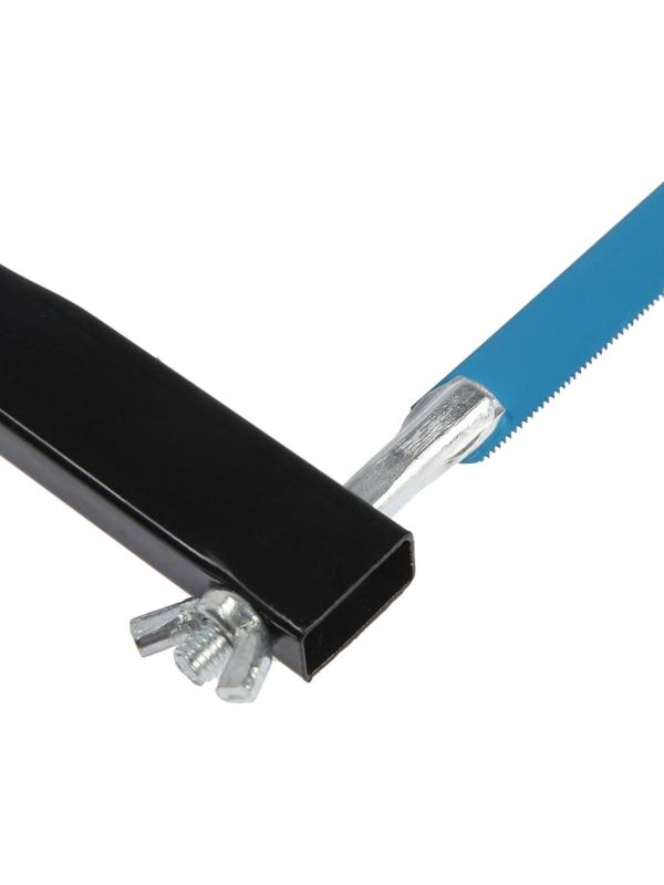 Ножовка по металлу ТУНДРА, усиленный прямоугольный профиль, пластиковая рукоятка, 300 мм