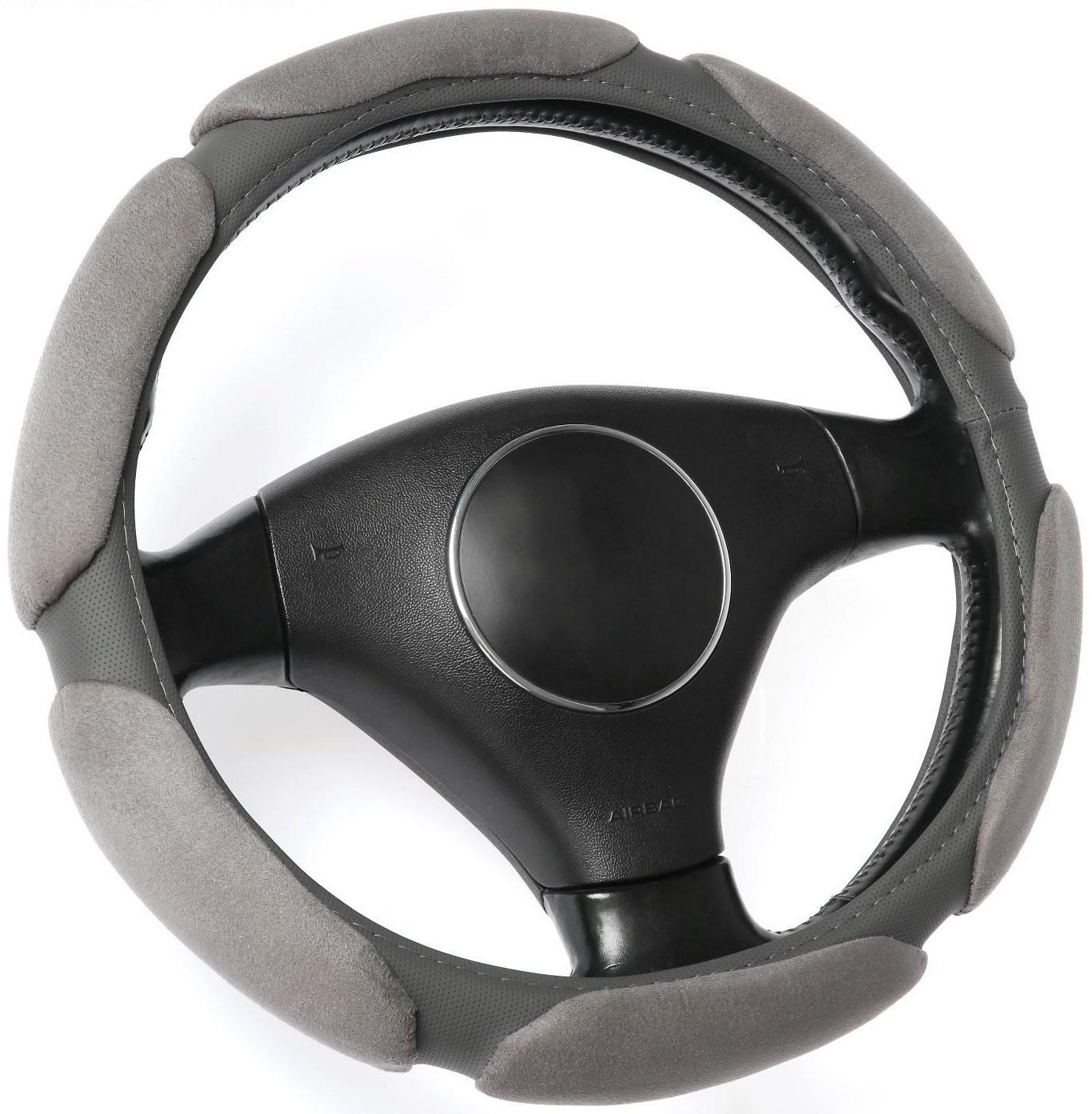 Оплётка TORSO, велюр, размер 38 см, серый