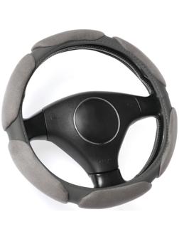 Оплётка TORSO, велюр, размер 38 см, серый