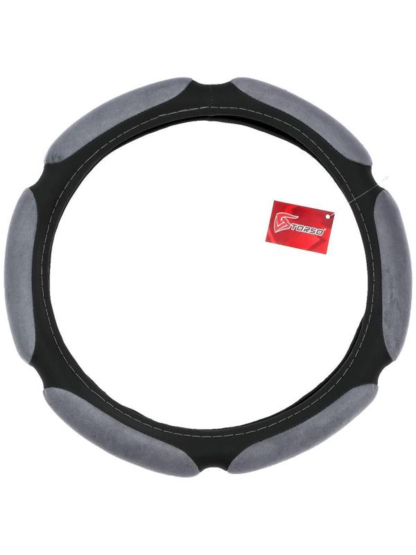 Оплётка TORSO, велюр, размер 38 см, серый