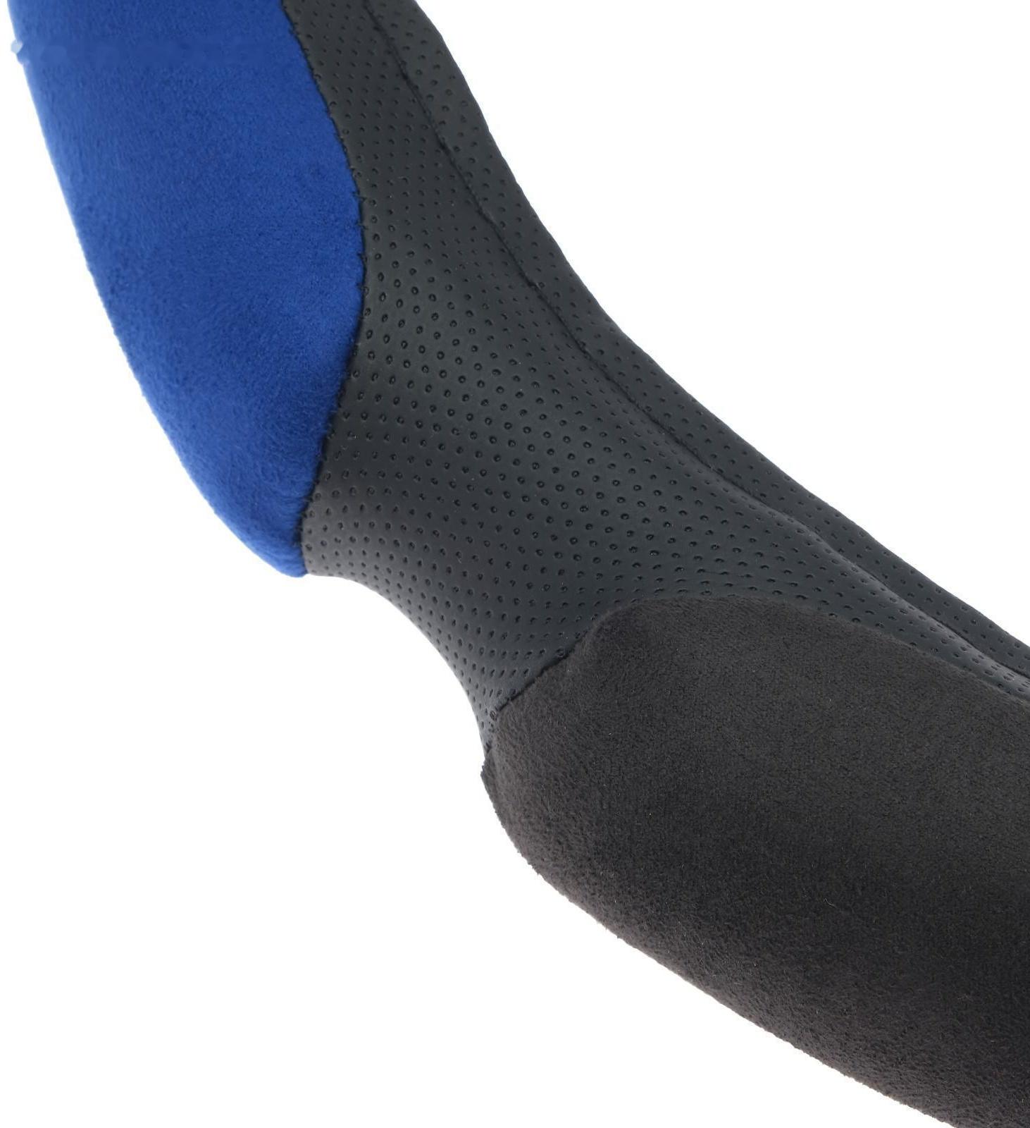 Оплетка TORSO, велюр, размер 38 см, чёрно-синий