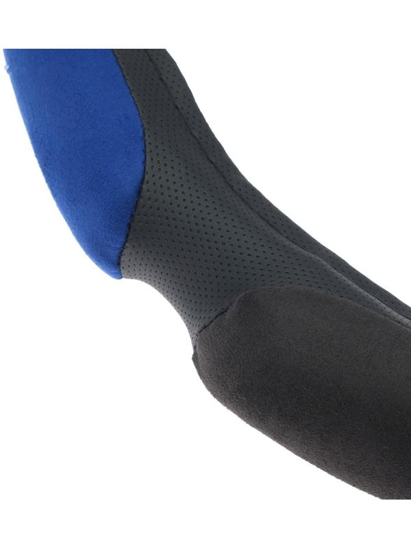 Оплетка TORSO, велюр, размер 38 см, чёрно-синий