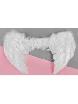 Карнавальные крылья ангела, цвет белый