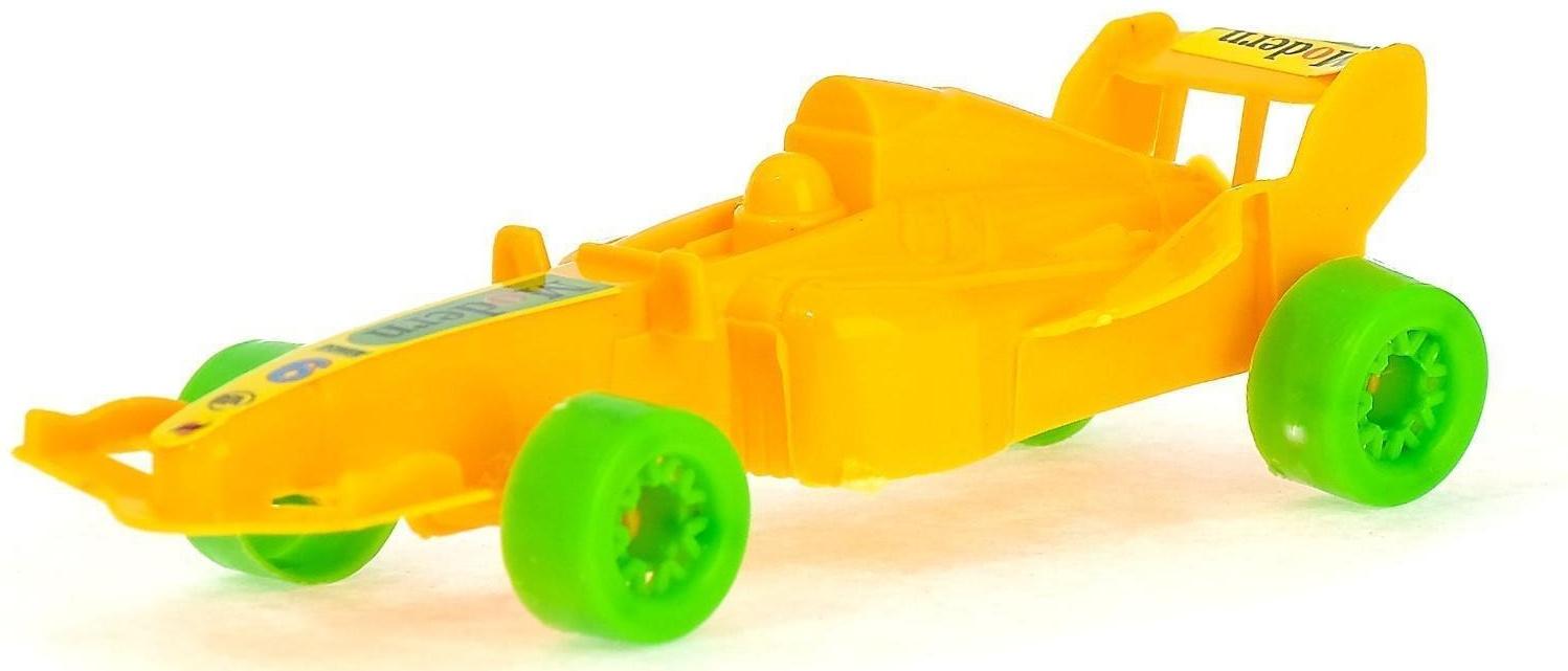 Грузовик инерционный «Автовоз», 2 машинки и 2 паровоза, цвета МИКС