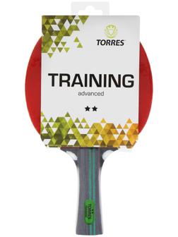 Ракетка для настольного тенниса Torres Training, 2 звезды, накладка 1,5 мм, коническая ручка
