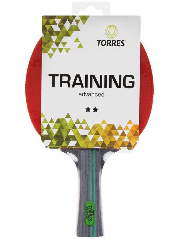 Ракетка для настольного тенниса Torres Training, 2 звезды, накладка 1,5 мм, коническая ручка