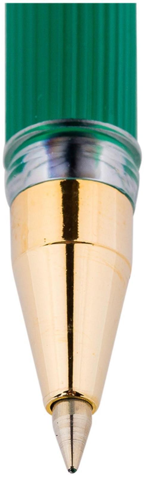 Ручка шариковая MunHwa MC Gold, стержень зеленый, узел 0.5 мм, грип
