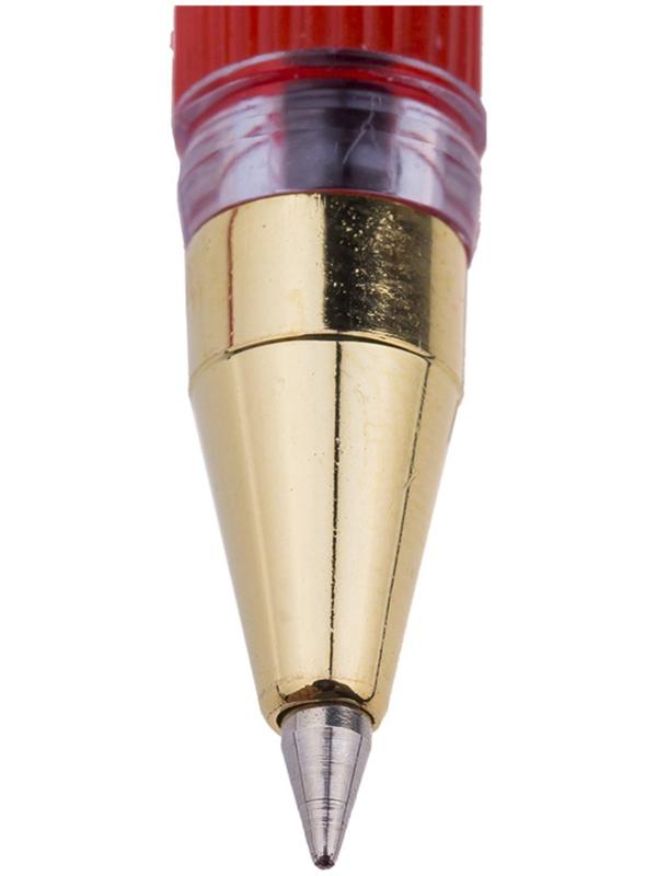 Ручка шариковая MunHwa MC Gold, стержень красный, узел 0.5 мм, грип