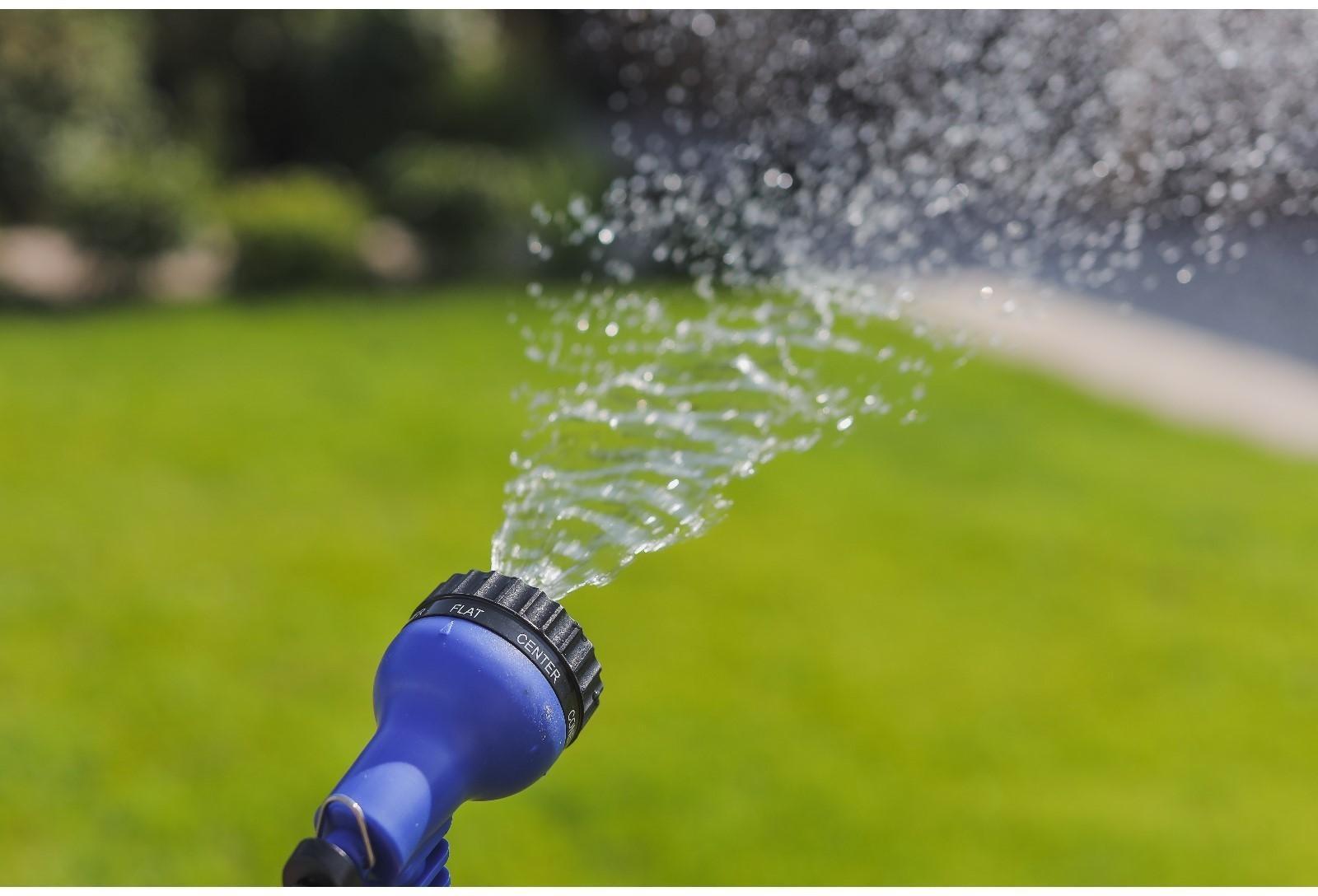 Чудо-шланг, латекс, L = 7,5–22,5 м, 2-слойный, нейлоновая оплётка, распылитель 7 режимов, штуцер 12 мм (1/2